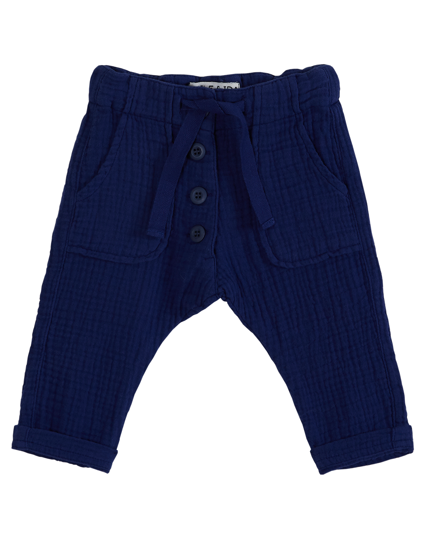 Pantalon gaze de coton minuit