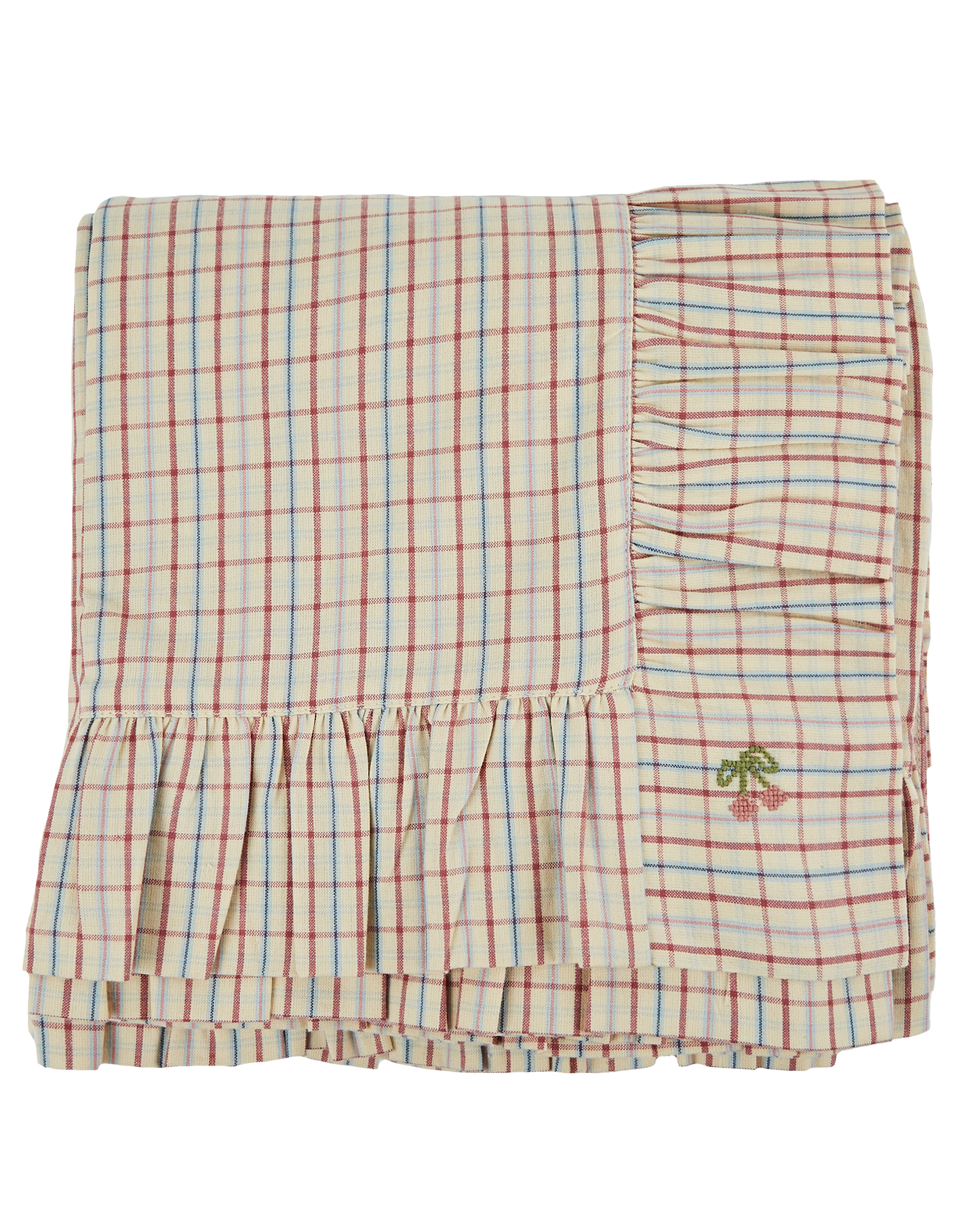 Nappe carreaux vanille