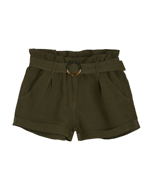 Short lin viscose kaki