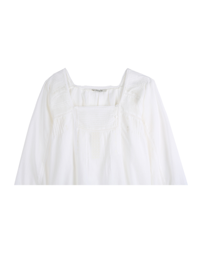 Blouse vintage écru