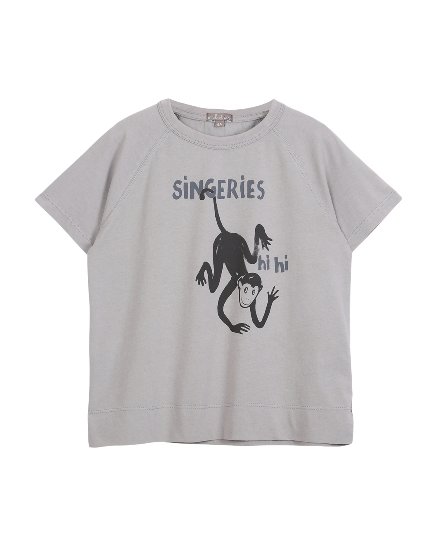 T-shirt singeries argile