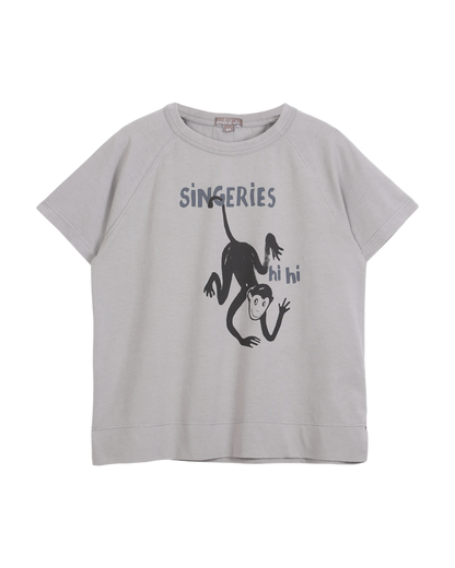 T-shirt singeries argile
