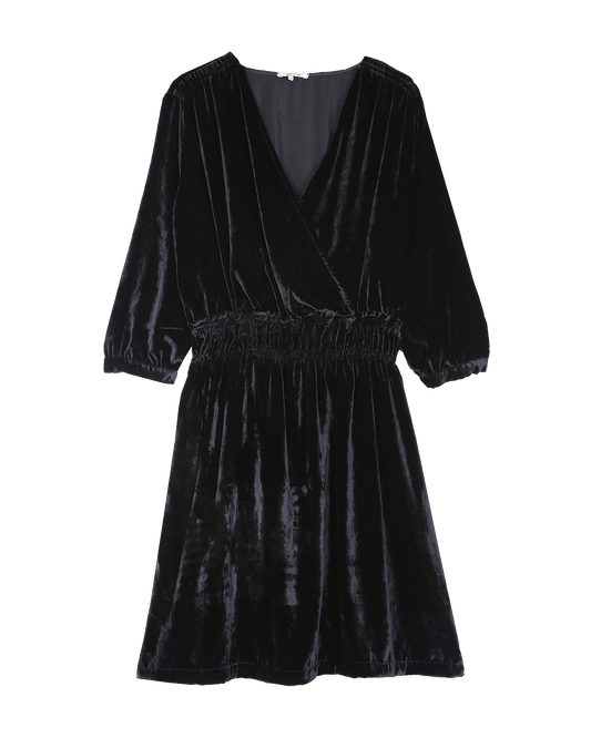 Robe velours noir