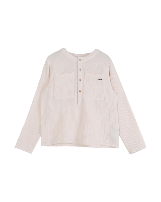 Chemise kurta écru