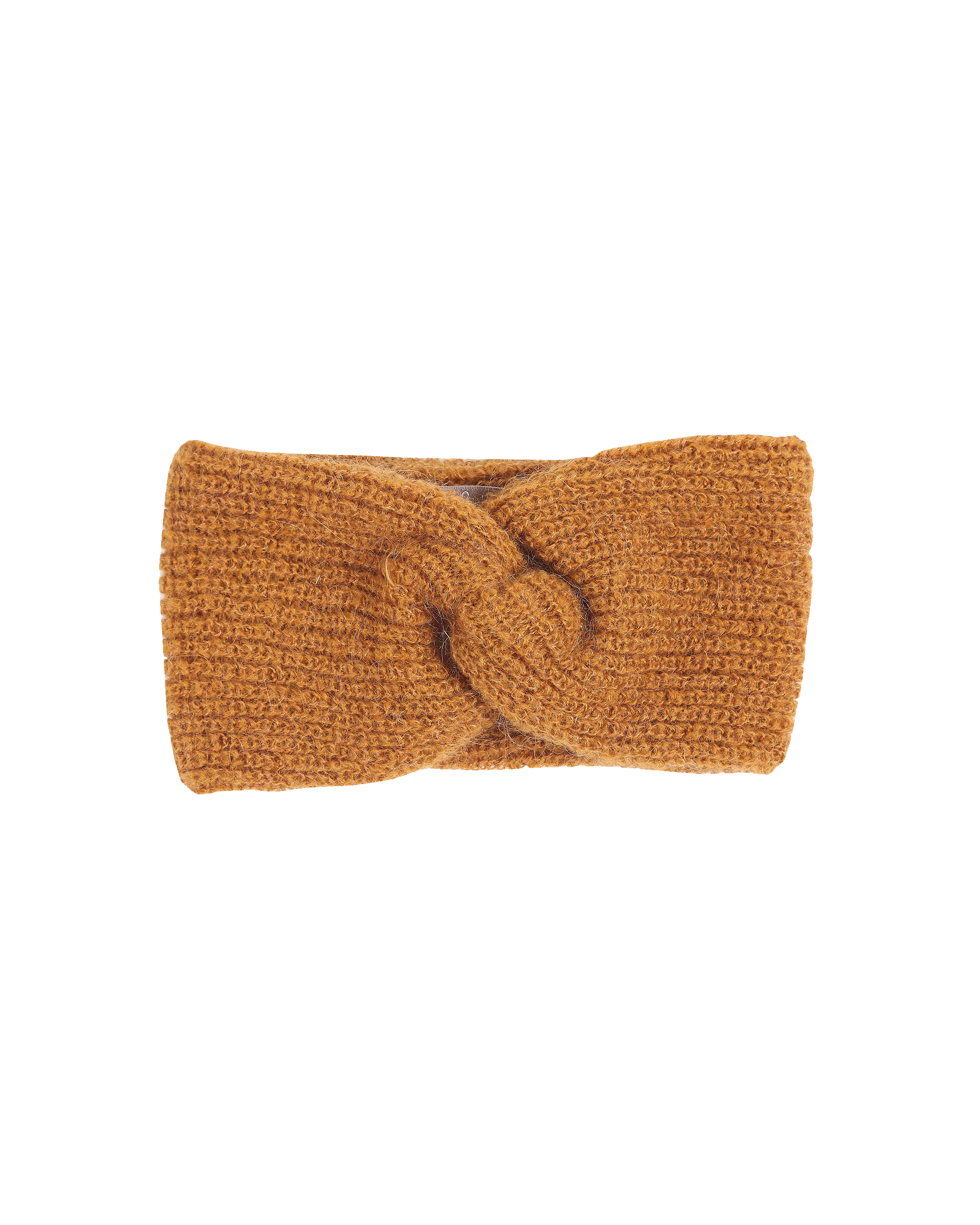 Bandeau en laine alpaga épice