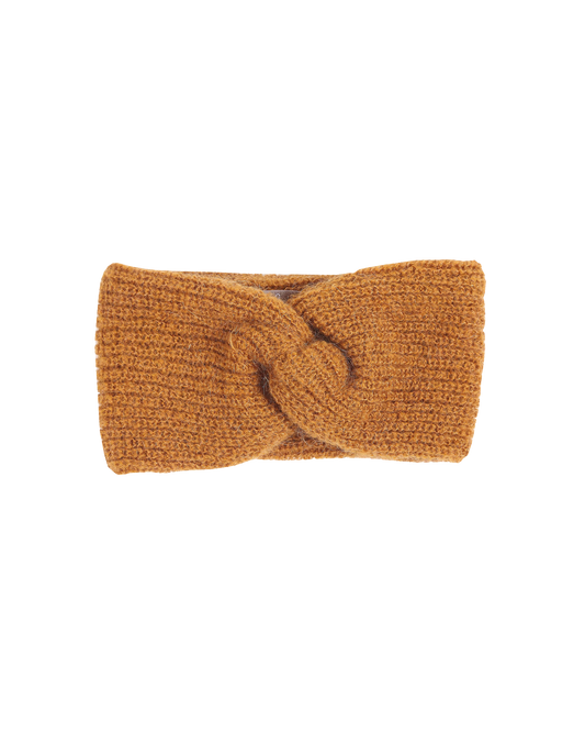 Bandeau en laine alpaga épice
