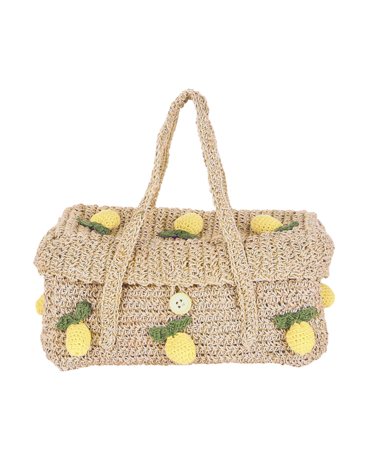 Panier citrons fait main naturel