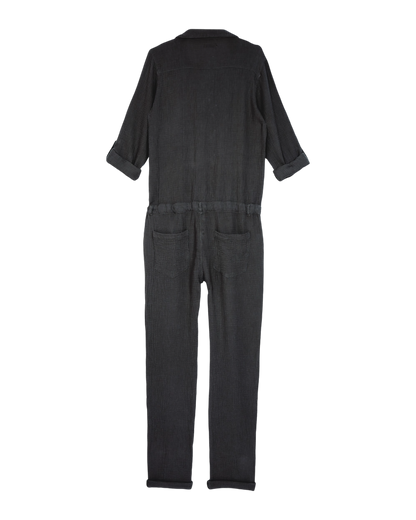 Combinaison double gaze de coton bitume