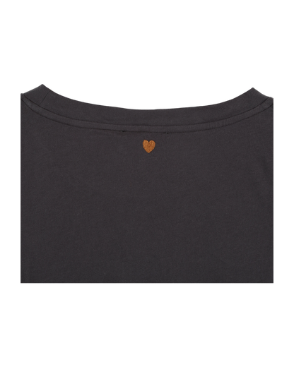 T-shirt Good Morning England coton bio charbon