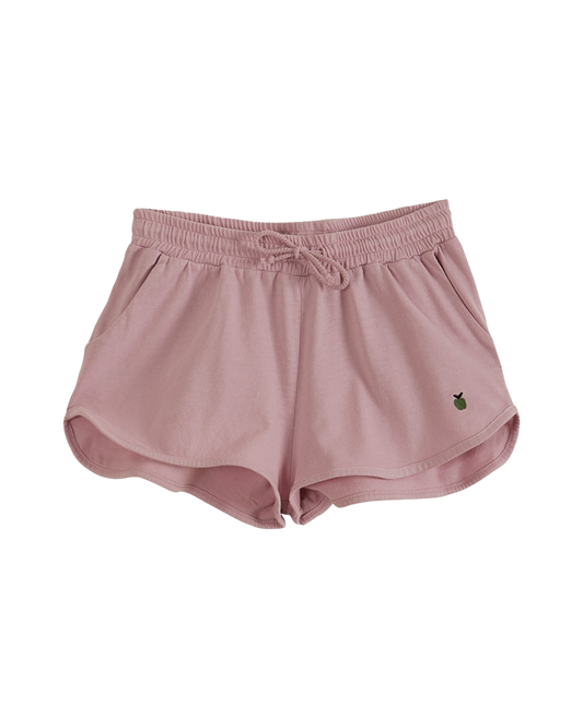 Short coton bio mauve