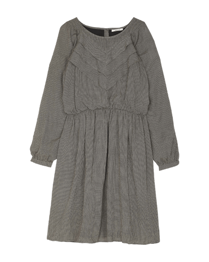 Robe fluide noir et blanc