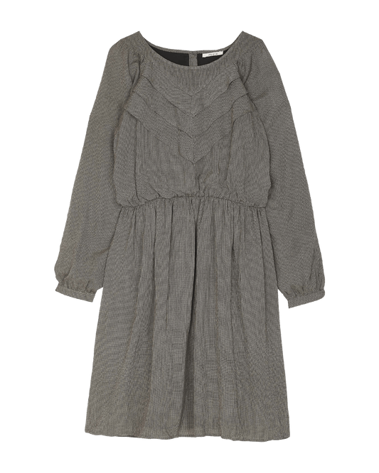 Robe fluide noir et blanc