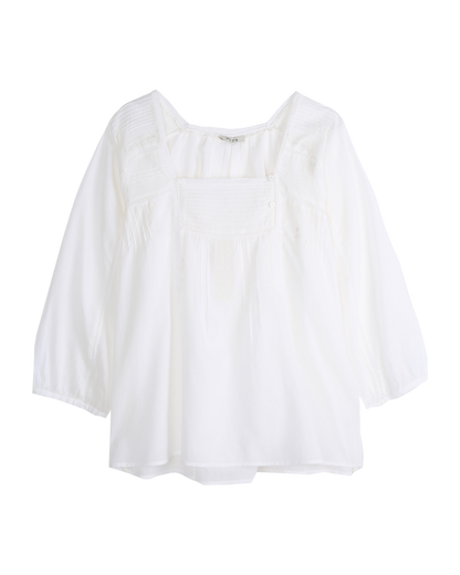 Blouse vintage écru