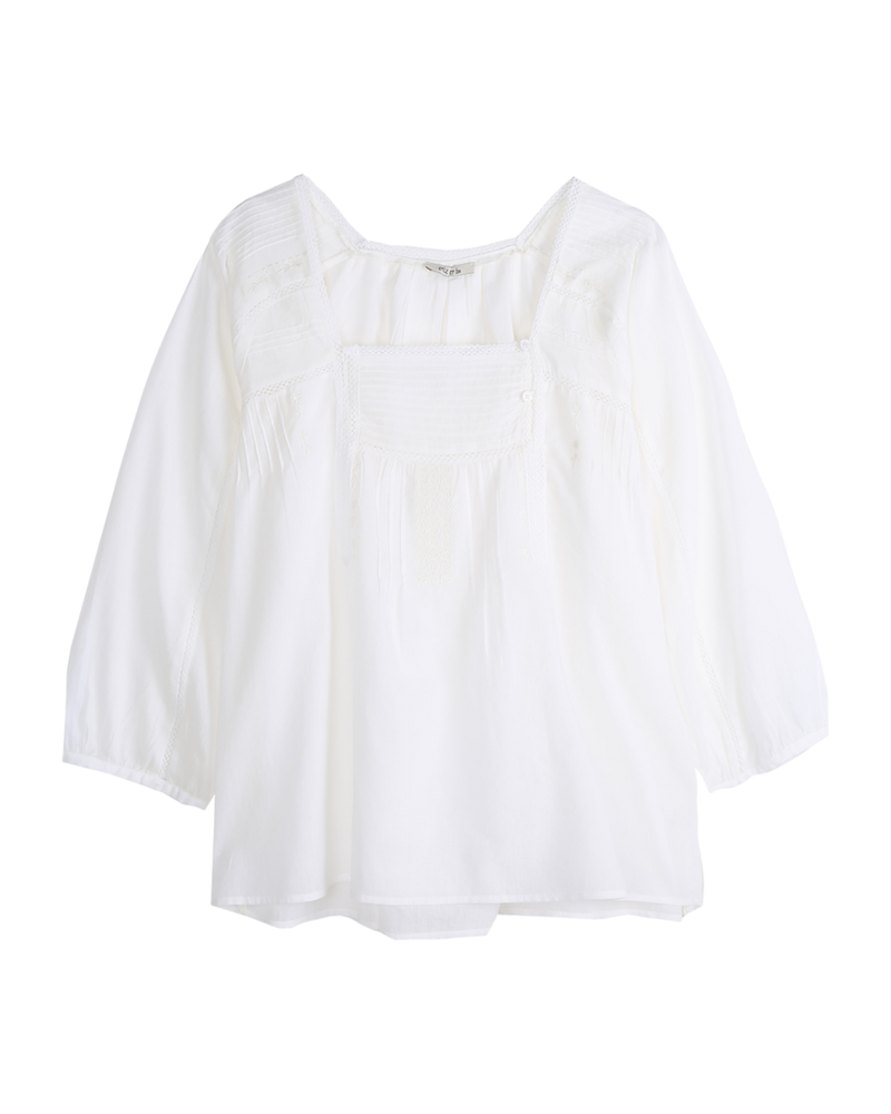 Blouse vintage écru