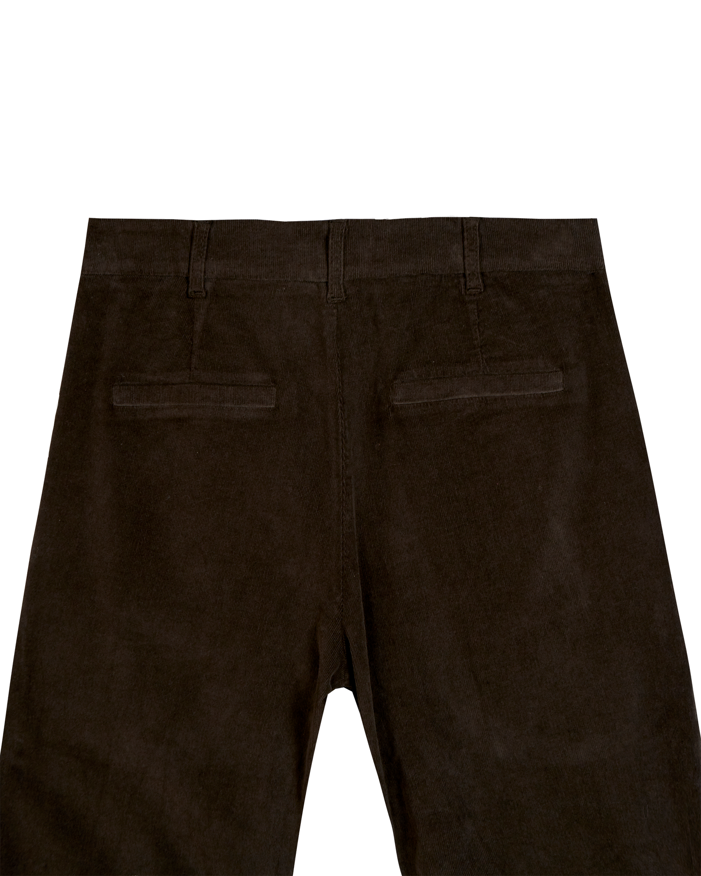Pantalon wide velours bitume