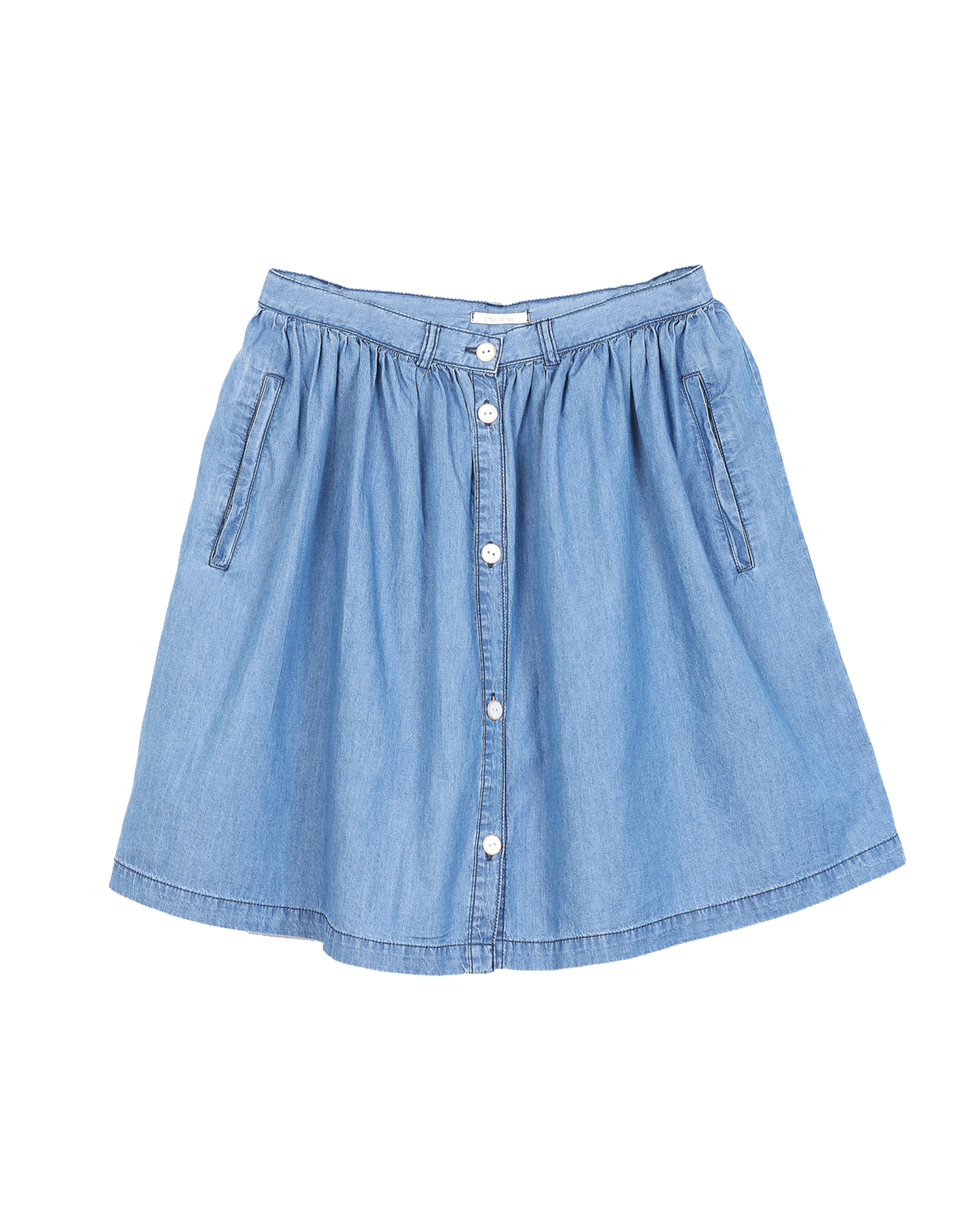 Jupe light chambray