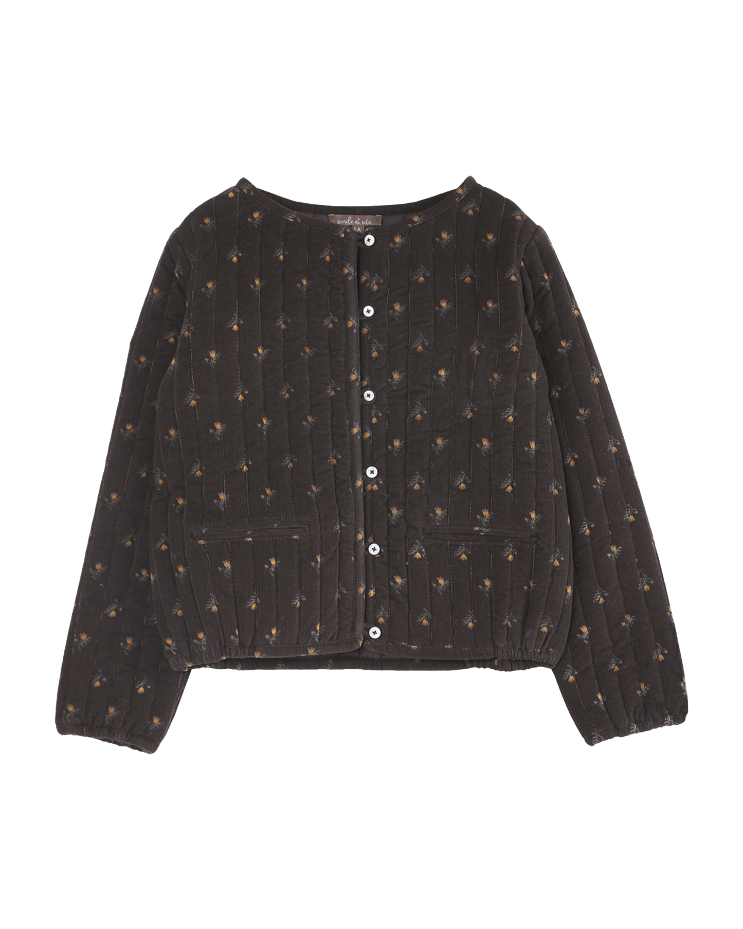 Veste femme matelassée jonquille
