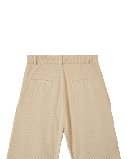 Pantalon palazzo velours brioche