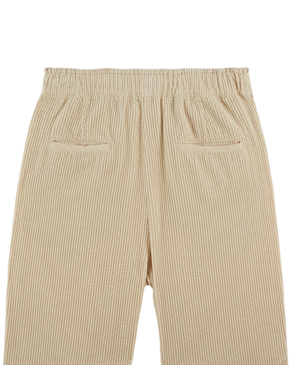 Pantalon carotte velours brioche