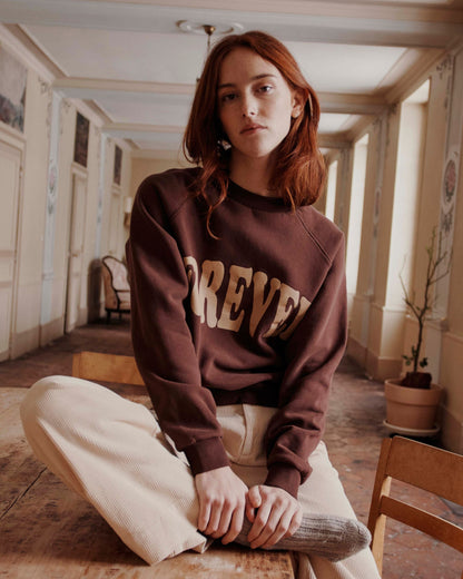 Sweat Forever coton bio femme cacao