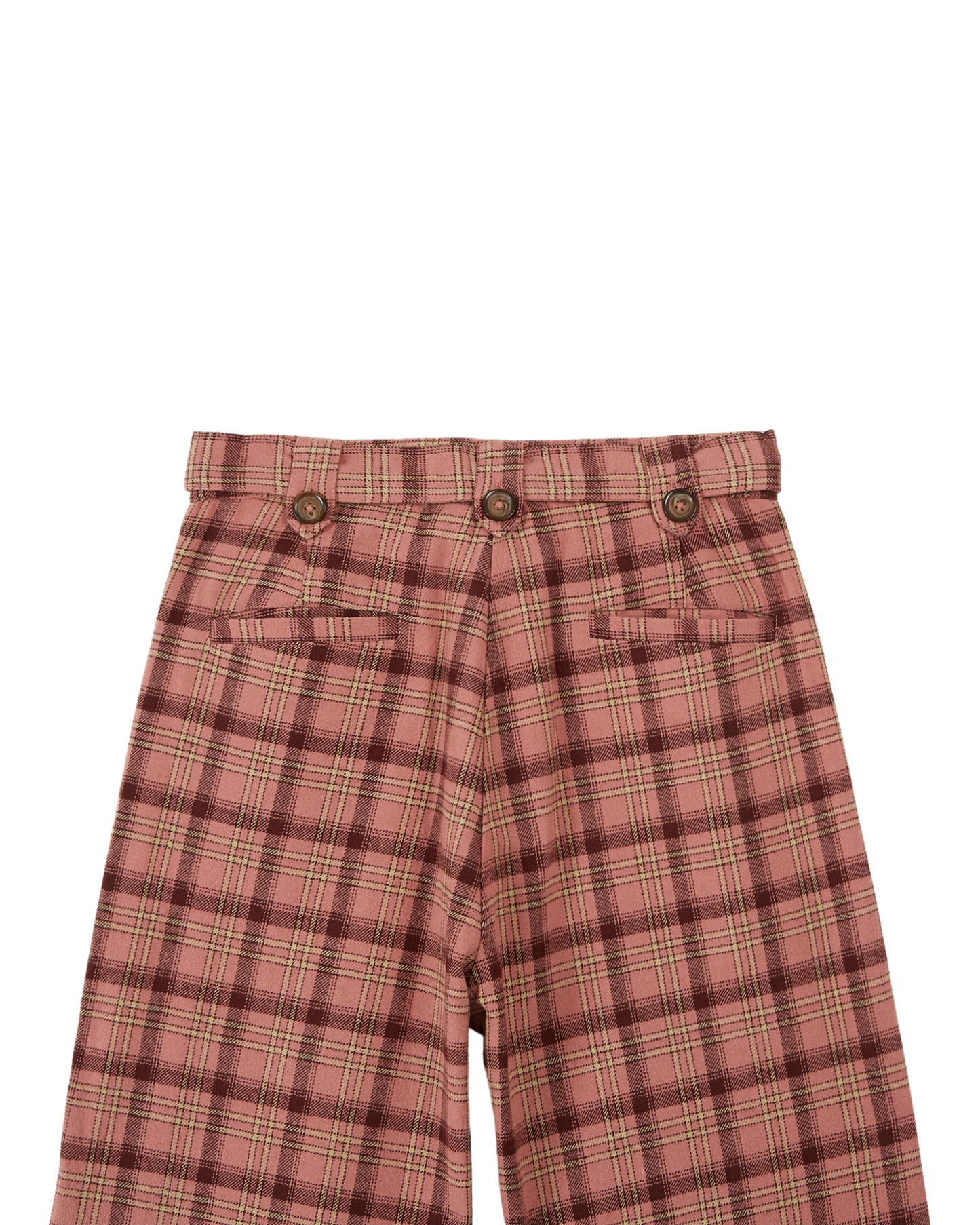 Pantalon carreaux blush