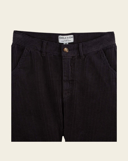 Pantalon - Velours cotelé noir