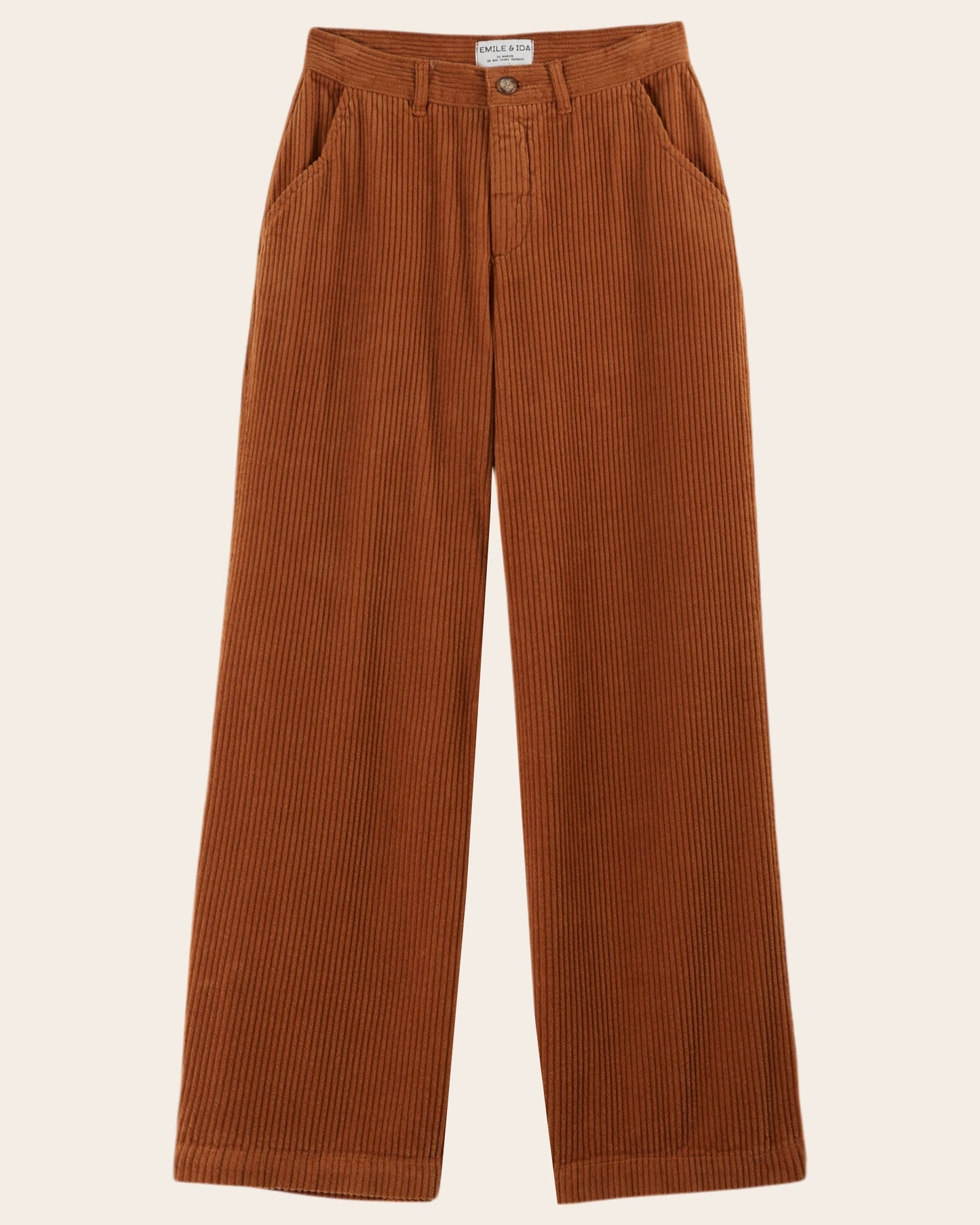 Pantalon - Velours cotelé caramel