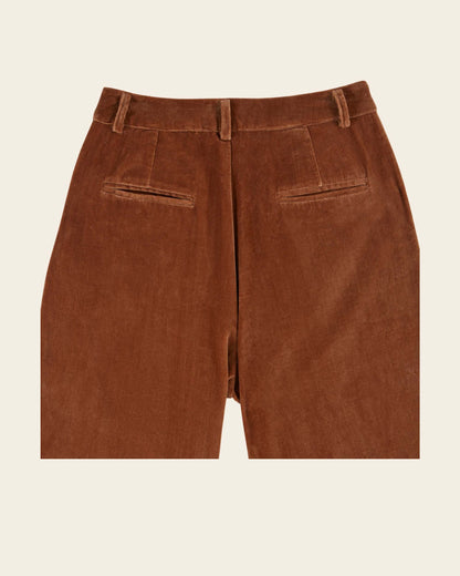 Pantalon - Velours caramel