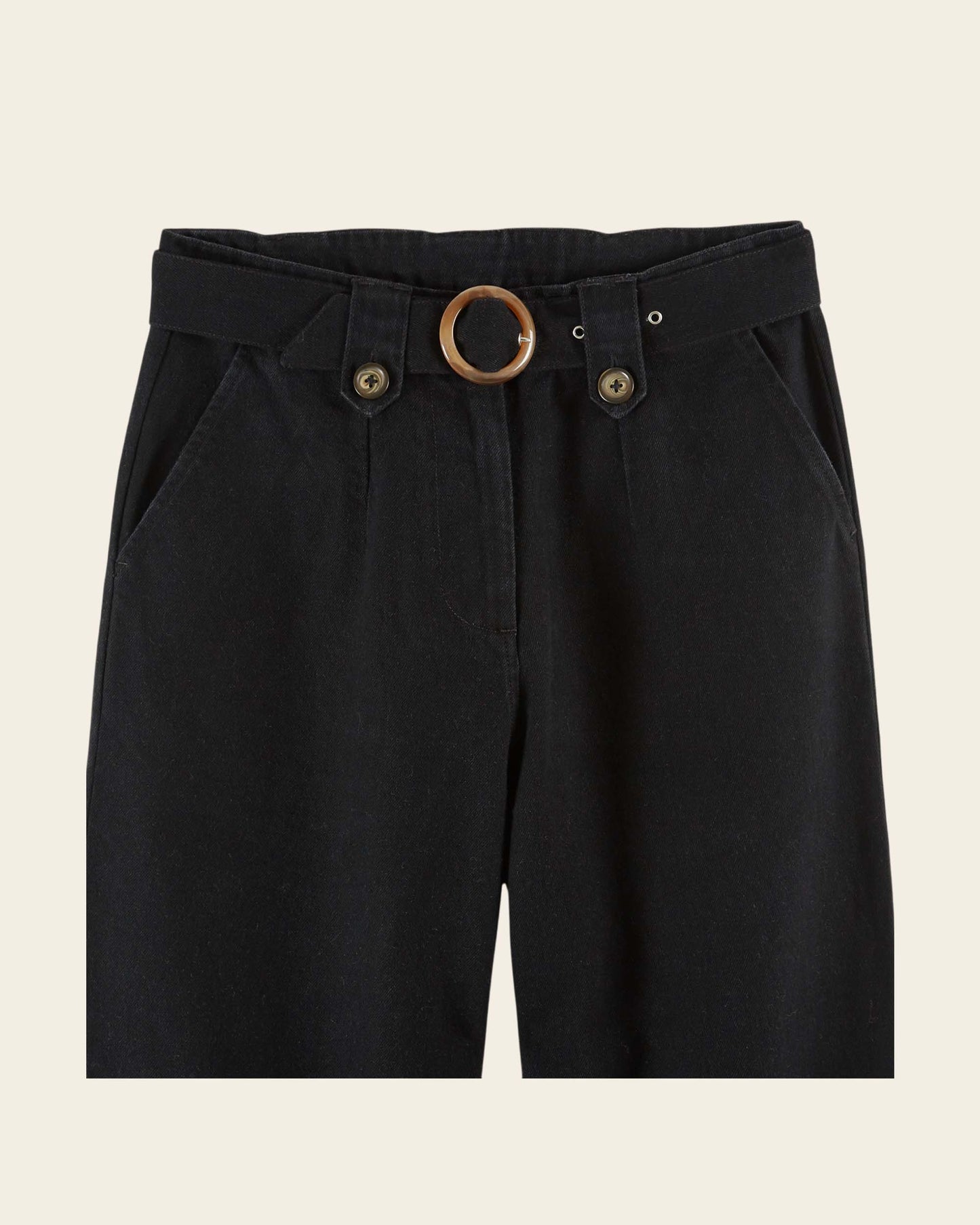 Pantalon - Boucle denim noir