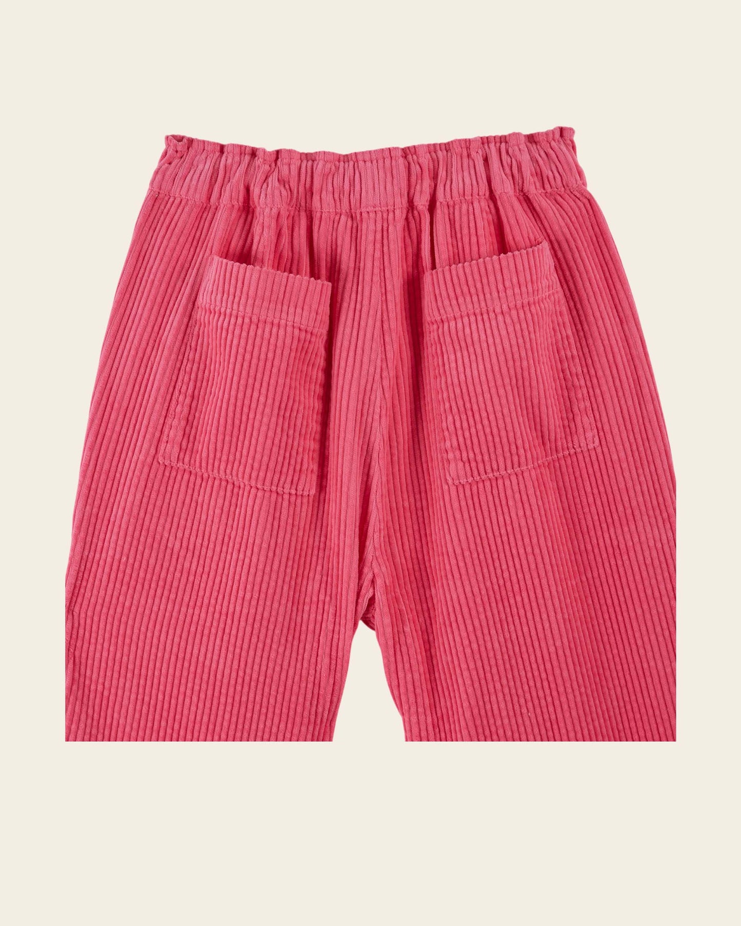 Pantalon - Velours cotelé rose bonbon