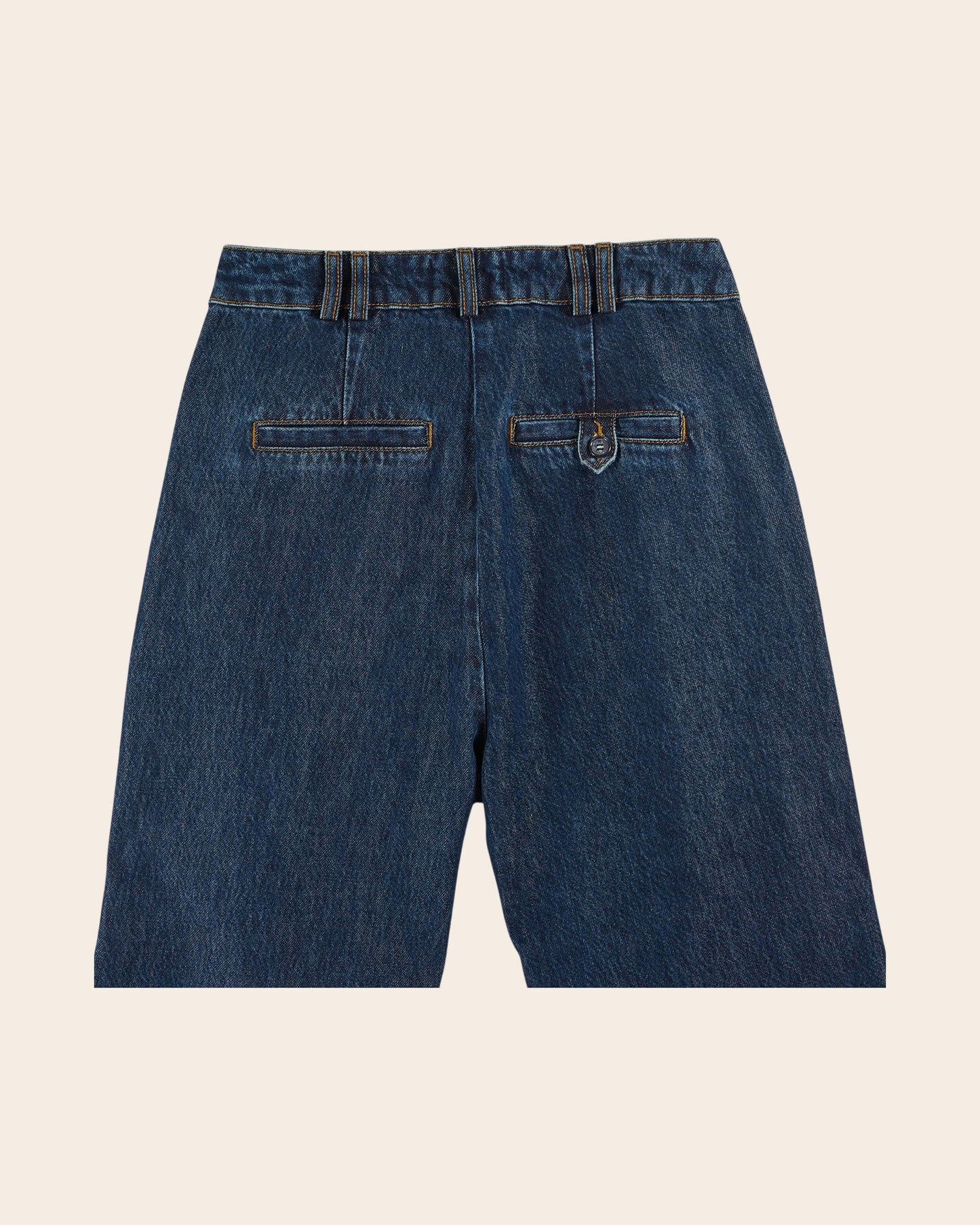 Pantalon - Midi 3/4 denim bleu