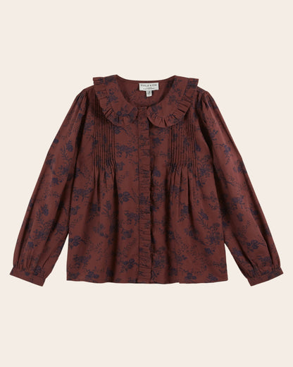 Blouse - Volanté orchid violine