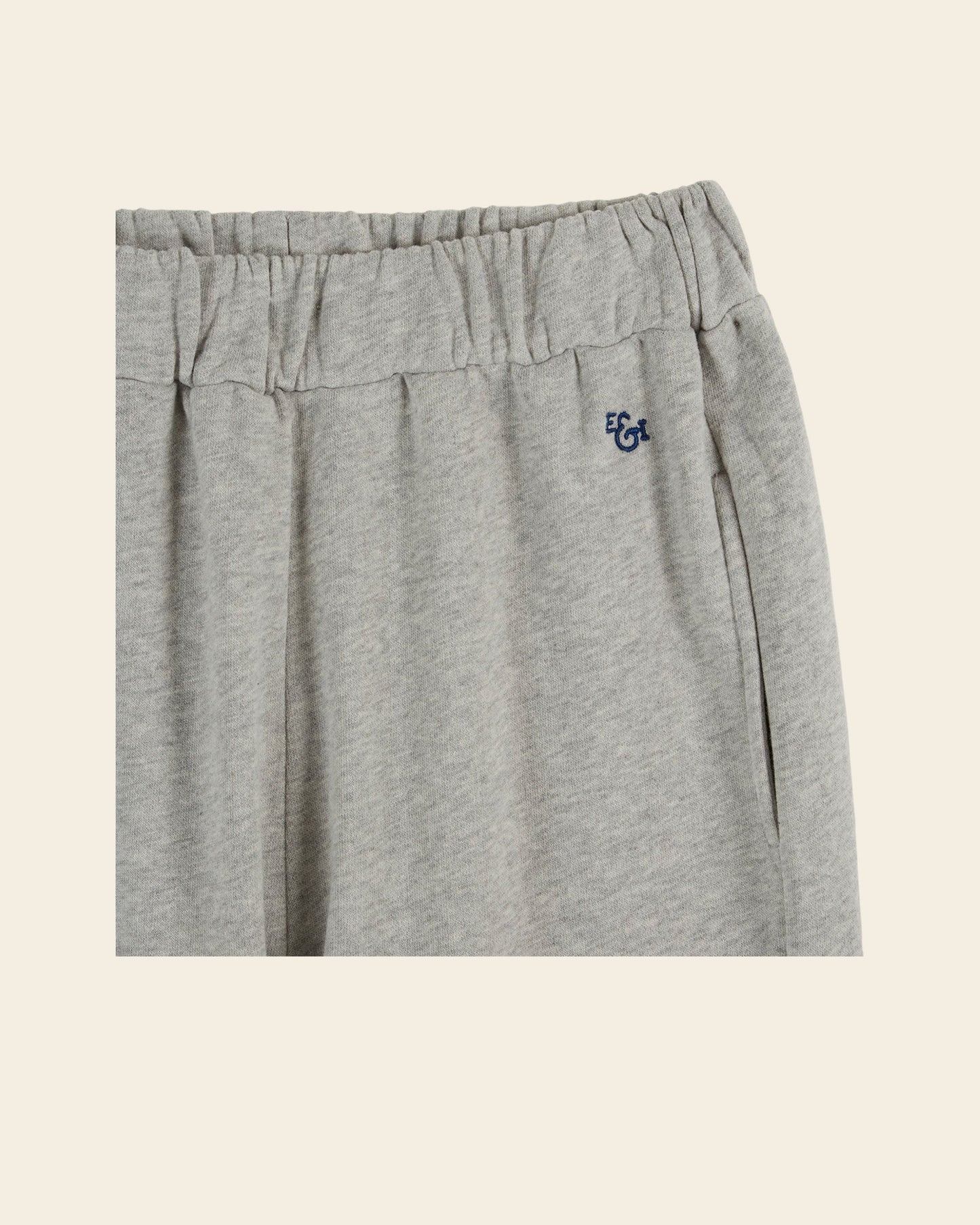 Jogging - Coton bio gris chiné