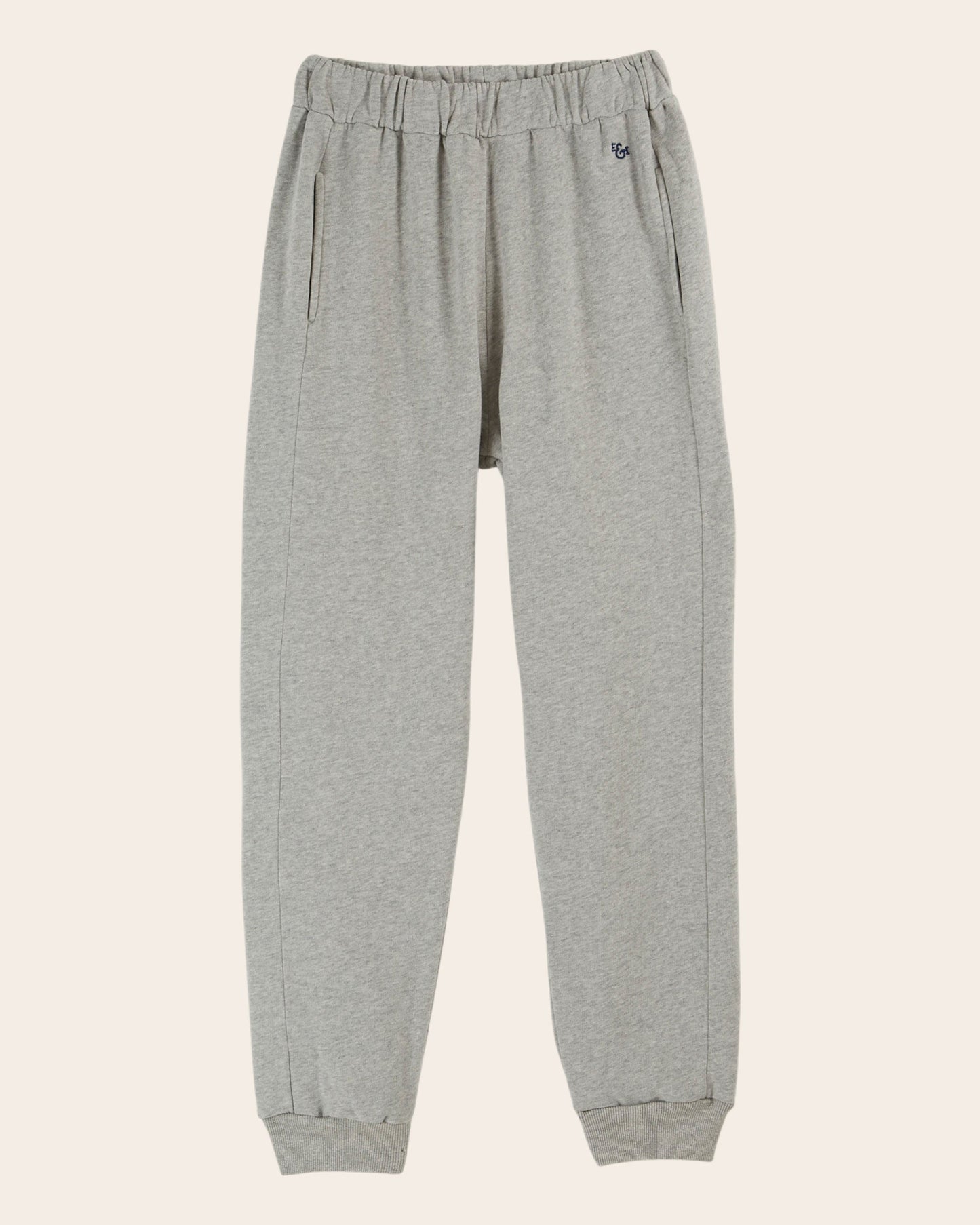 Jogging - Coton bio gris chiné