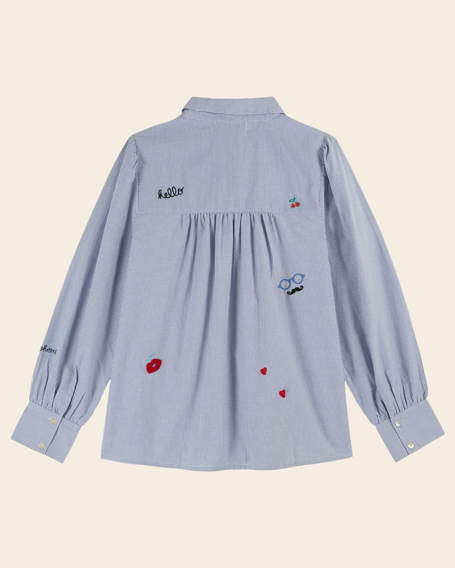 Chemise - 15 ans rayures bleues