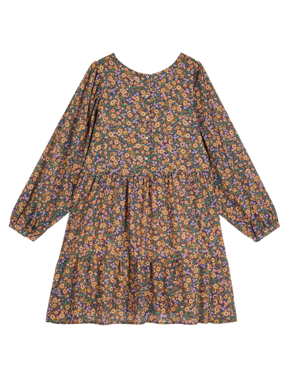 Robe voile de coton floral multi