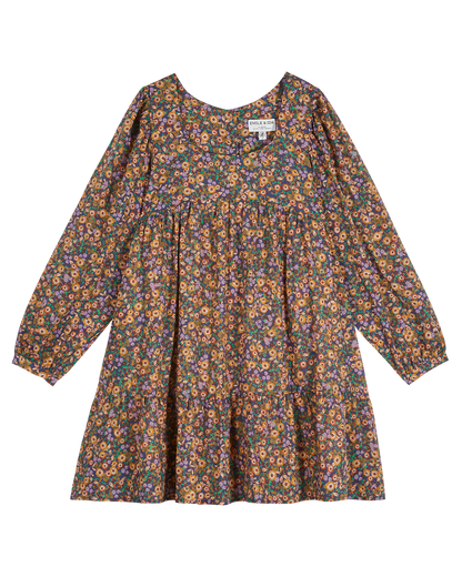 Robe voile de coton floral multi