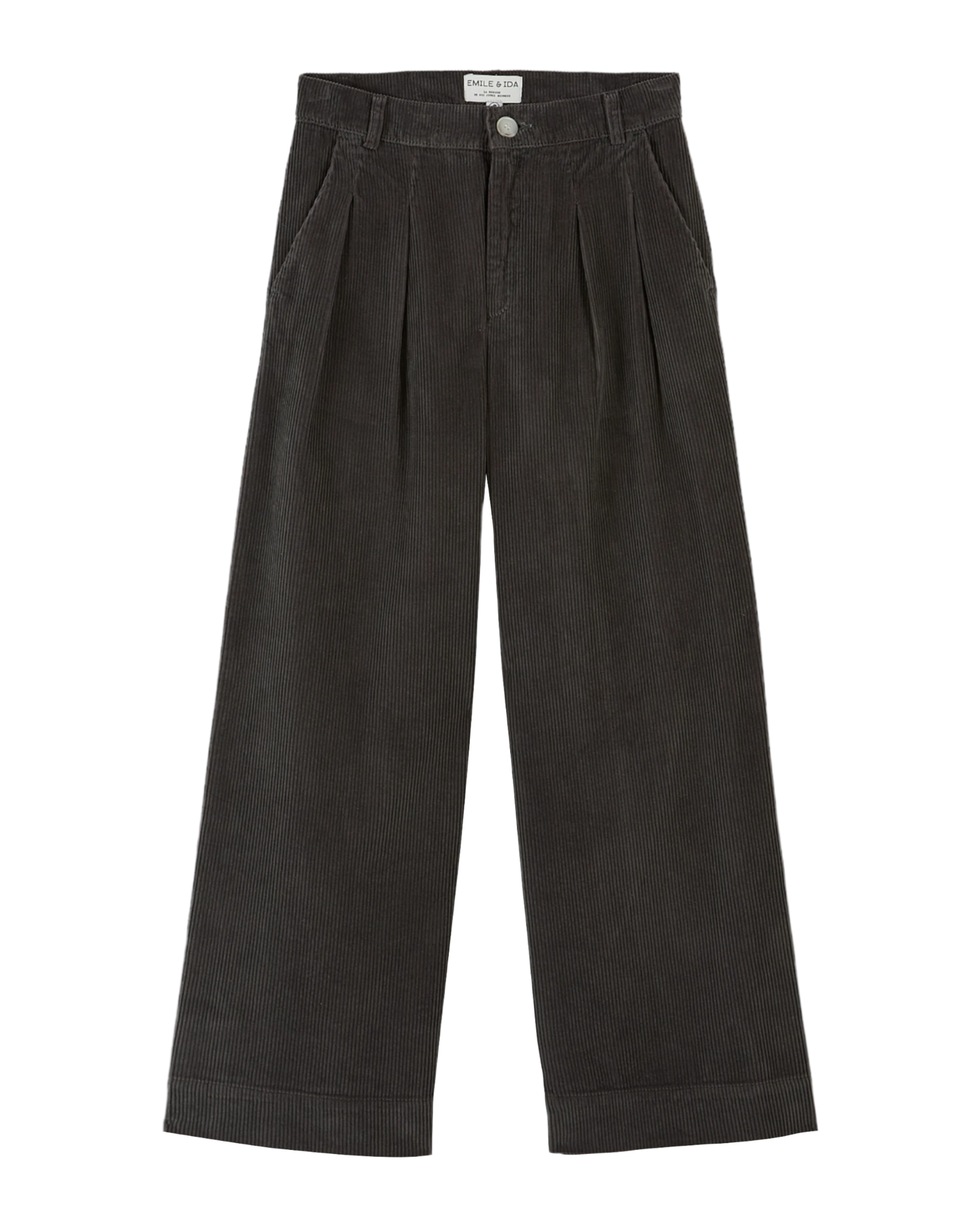 Pantalon palazzo velours noir