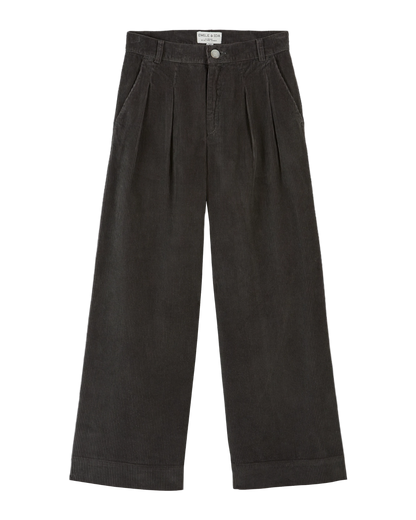 Pantalon palazzo velours noir
