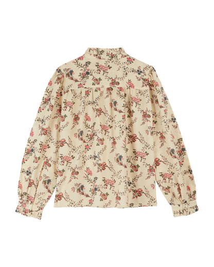 Blouse orchid écru