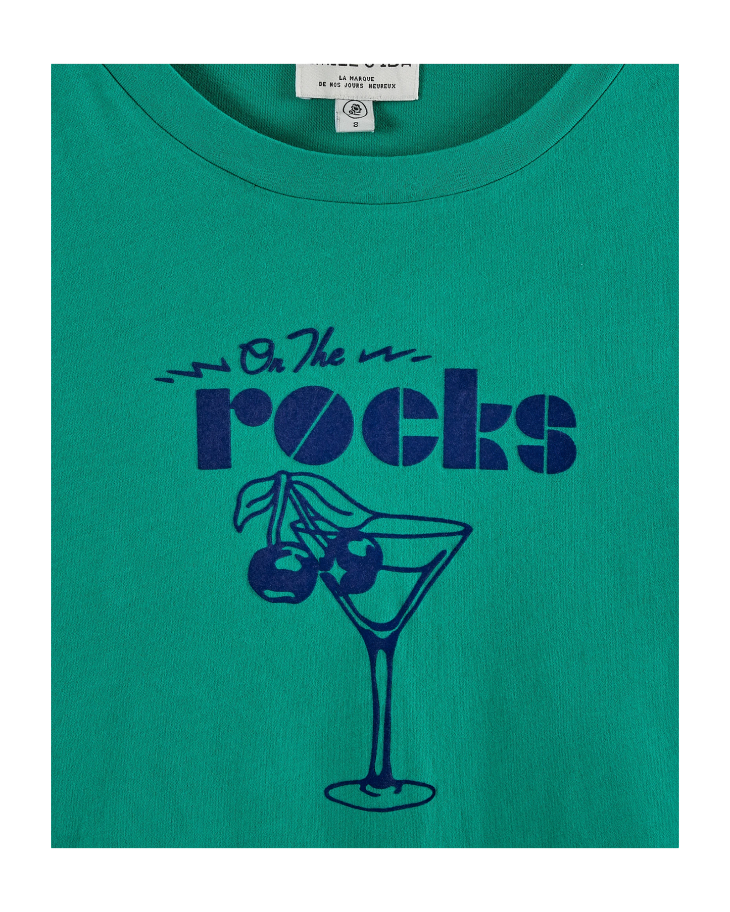 T-shirt On the Rocks coton bio menthol