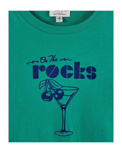 T-shirt On the Rocks coton bio menthol