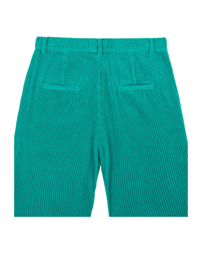 Pantalon wide velours menthol