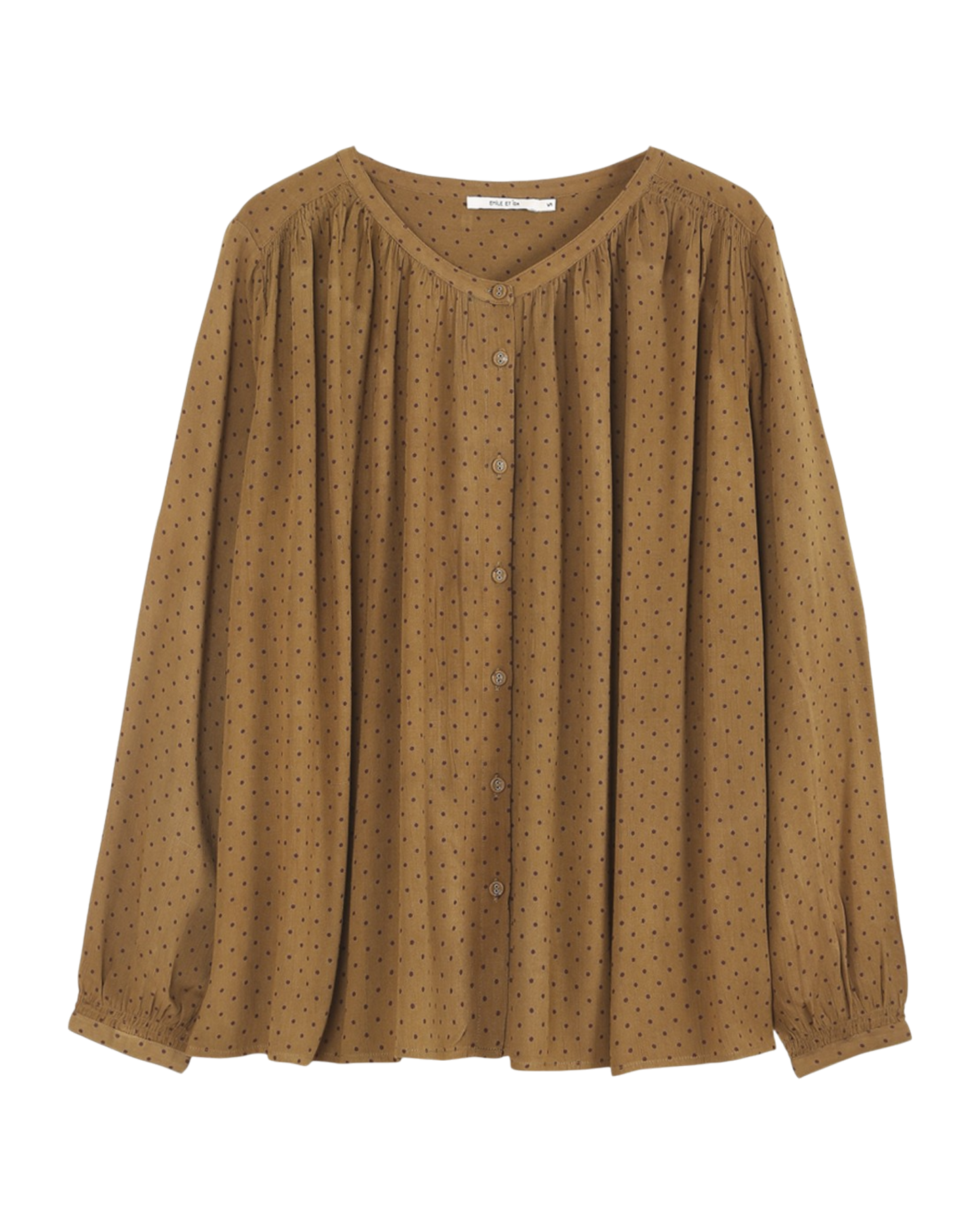 blouse en viscose pois ecorce