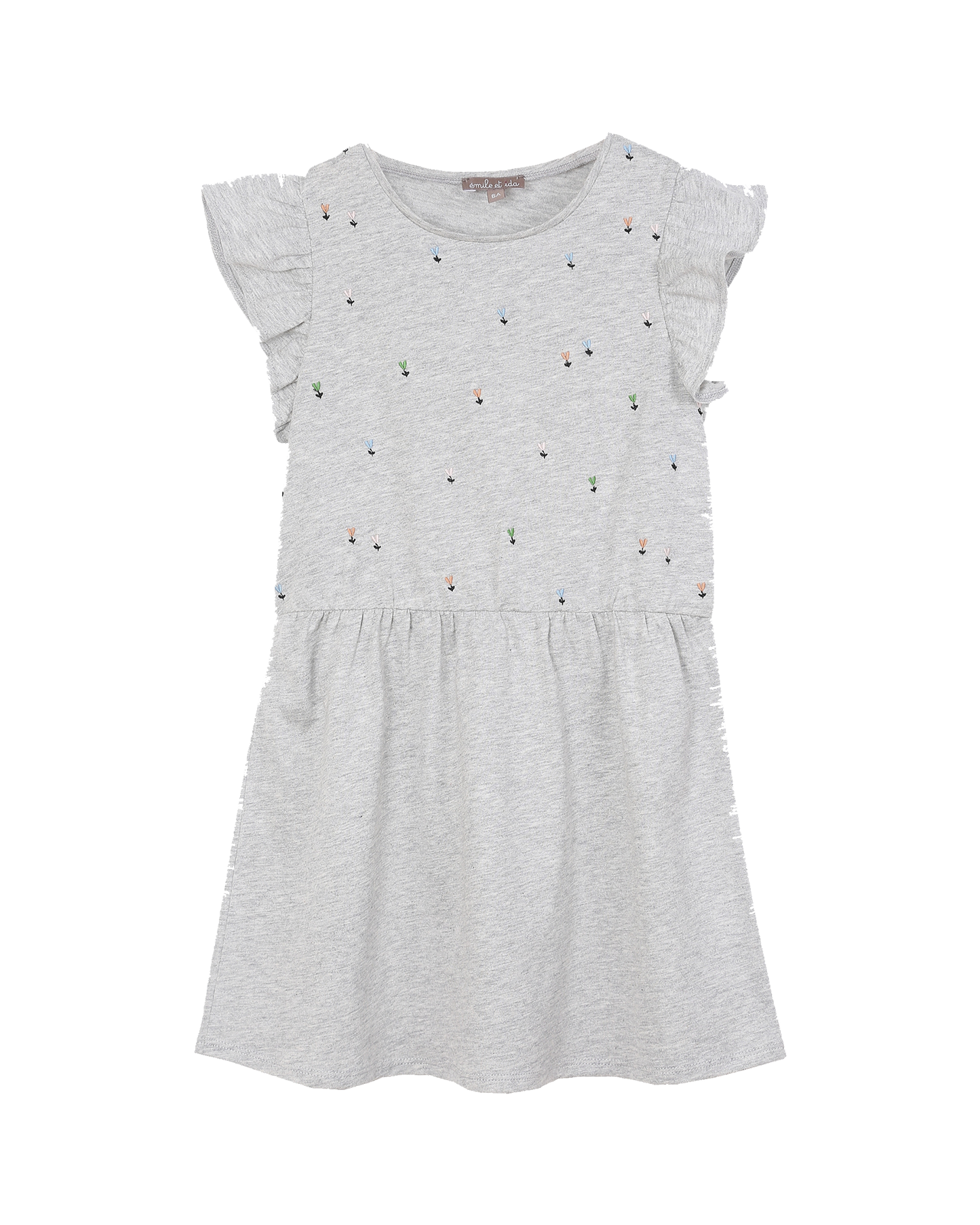 Robe gris chiné