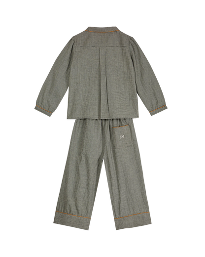 Pyjama enfant mini carreau