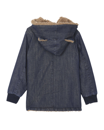Parka réversible denim