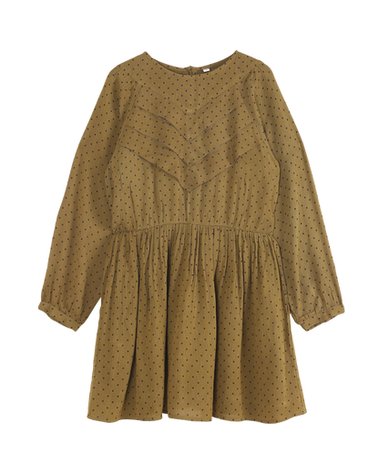 Robe en viscose pois ecorce