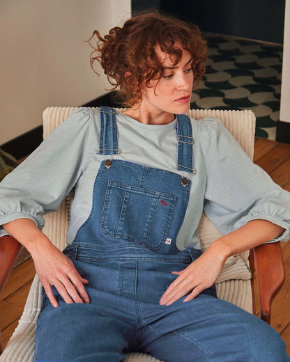 Salopette boyfriend coton bio denim