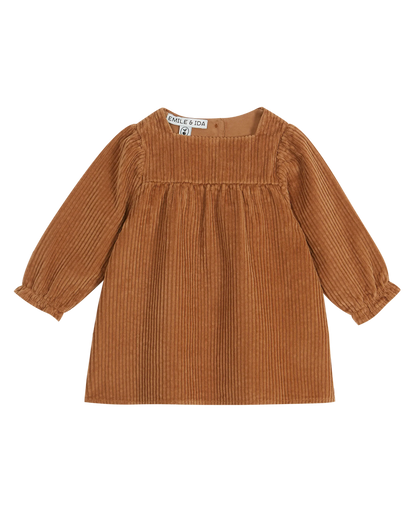 Robe velours noix
